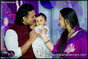 Actress Purnima Girl  Arshia 1st birthday with Butterfly theme with BD Event Management & Wedding Planners (8)