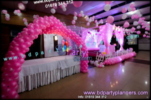 birthday decor & ballon decro bird & pink theme by bdpartyplanners.com (12)