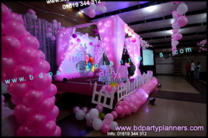 birthday decor & ballon decro bird & pink theme by bdpartyplanners.com (14)