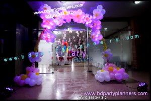 birthday decor & ballon decro bird & pink theme by bdpartyplanners.com (3)