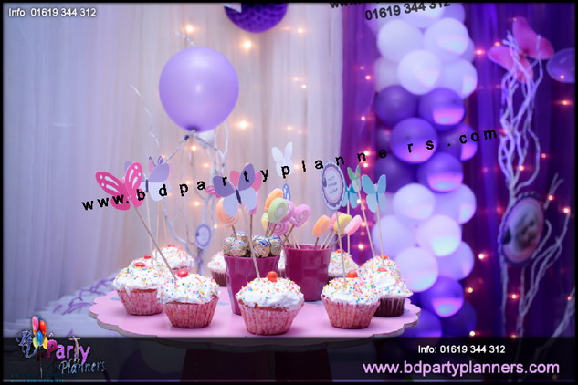 1st Birthday  theme girl Butterfly BD  Event Management 