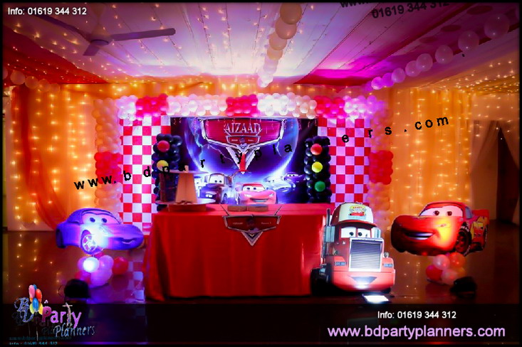 Disney Car theme Birthday  Dhaka Bangladesh  BD  Event 