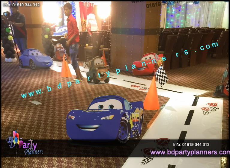 Disney CARs Theme Birthday  Decoration  at Bangladesh  BD 